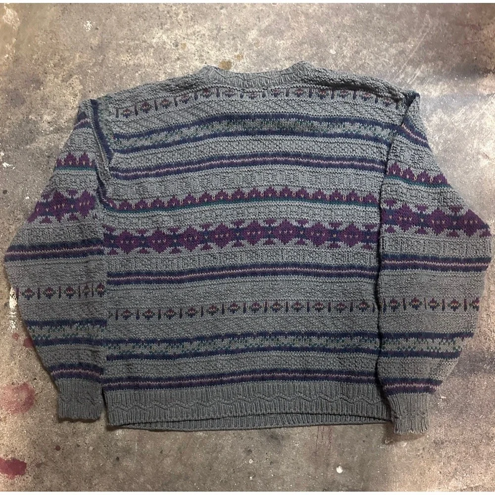90s Vintage Knit Sweater Size Xl | Wickets Made In USA